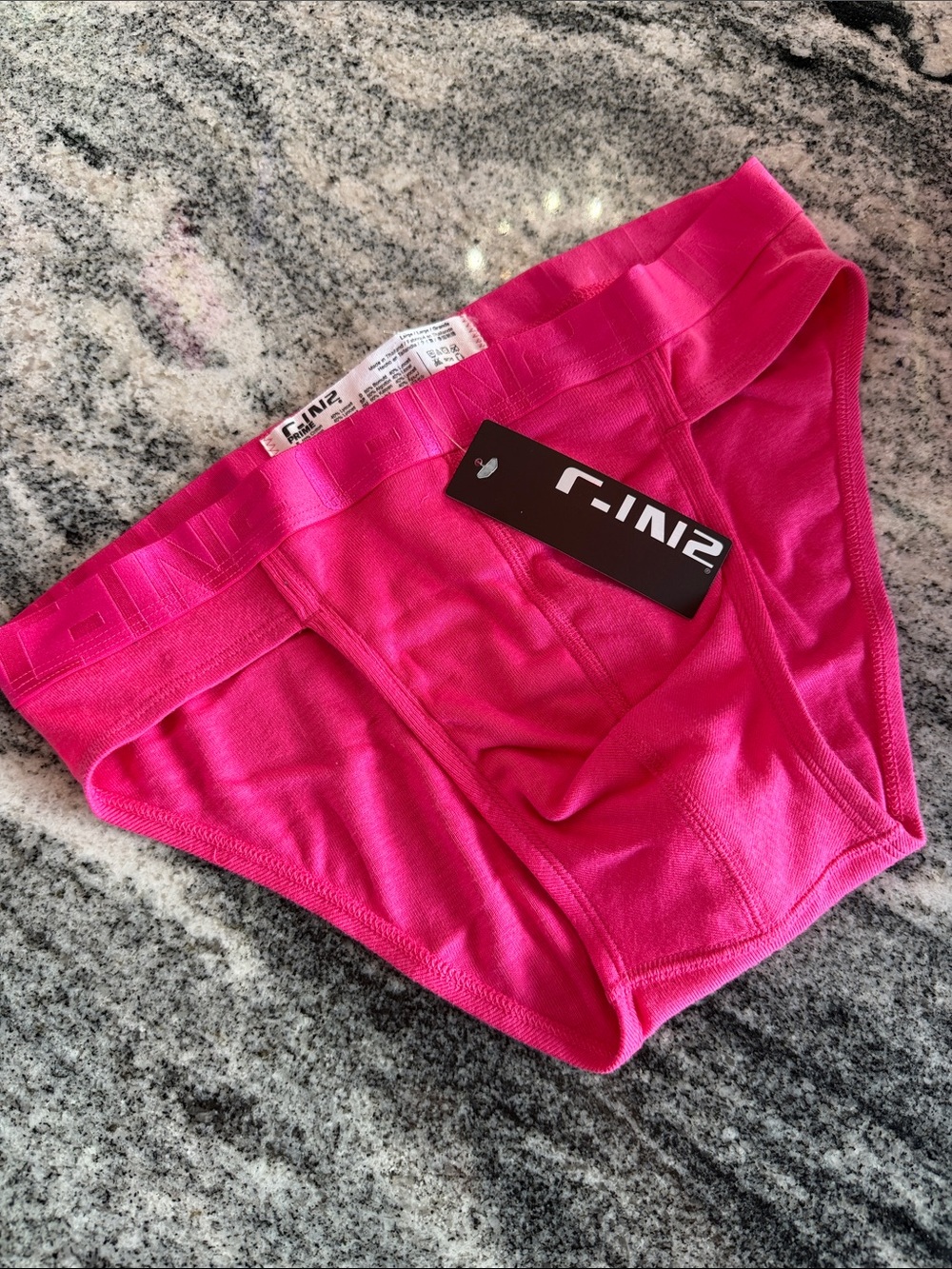 Men's Briefs - Pink Prime Collection Sport Stretch Cotton Brief L NWT!